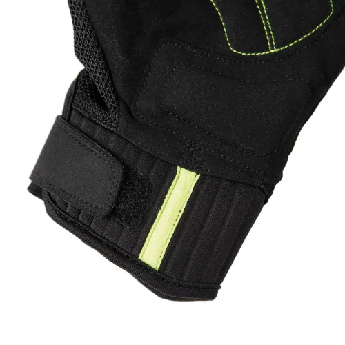 Kesztyű Lady Penna S fekete-fluo sárga